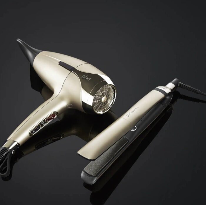GHD Platinum+ & Helios™ Deluxe Gift Set in Champagne Gold - Image 3